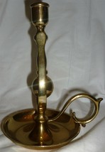 Vintage Solid Brass Nautical Swinging Pendulum Ship Candle Holder Italy - £38.60 GBP