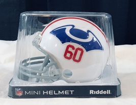 New England Patriots 1960 Throwback Riddell Mini Helmet NFL - £30.37 GBP