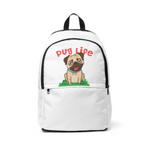 Pug Unisex Fabric Backpack - £40.89 GBP