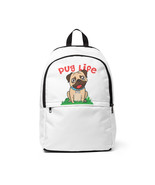 Pug Unisex Fabric Backpack - $1,041.65 MXN