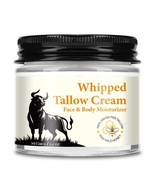 Beef  Tallow for Skin -Organic Grass-Fed Whipped Beef Tallow and Honey B... - $17.99