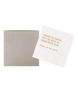 VOWFOO Funny Bible Quote Cocktail Napkins 4.5x4.5in 2-ply 100pcs - $15.83 CAD