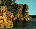 Rock Formations at Upper Dells Wisconsin dells WI UNP Chrome Postcard J14 - £2.41 GBP