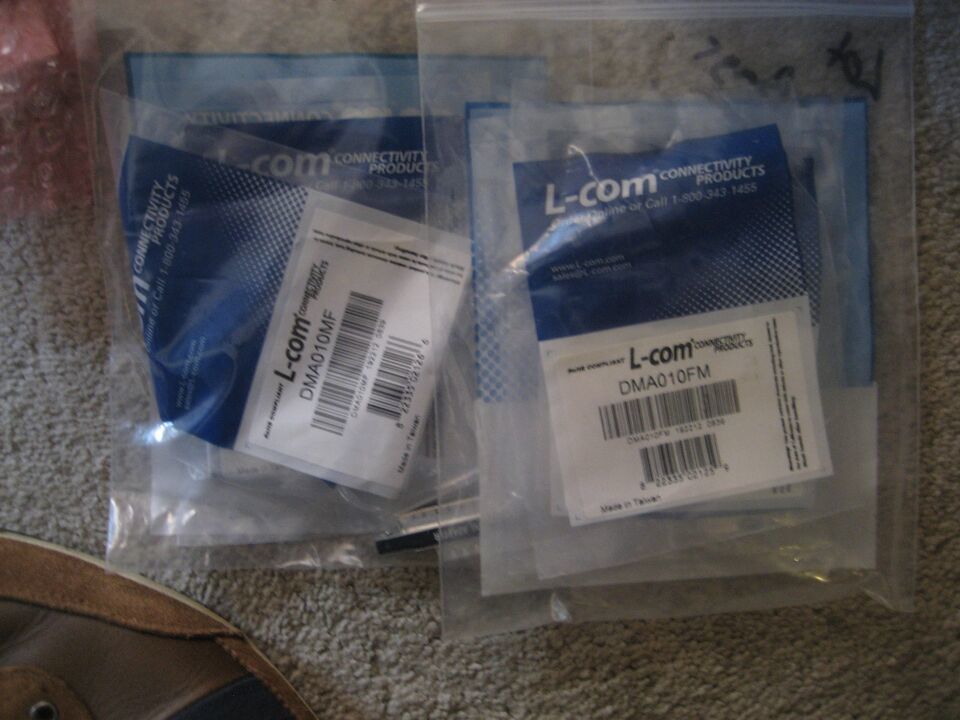 NEW L-COM Connectivity Connector Adapter Serial Port LOT 6 #- DMA010FM  ... - $91.19
