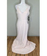 lulus NWT women’s sleeveless long dress size M light pink G9 - £19.64 GBP