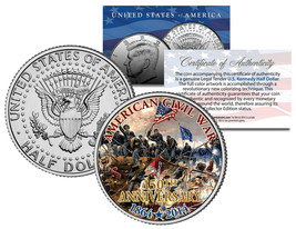 CIVIL WAR - 150th Anniversary * Battle of Spotsylvania * JFK Half Dollar... - £6.82 GBP