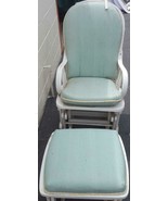 Fabulous Gently Used Glider Rocking Chair with Ottoman - GREAT FOR NURSE... - £116.76 GBP