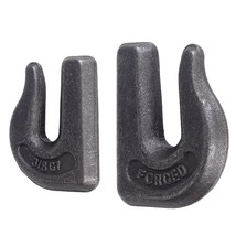 VEVOR Weld-on Grab Chain Hooks 3/8&quot; Tow Hook G70 Forged Steel Tractor Hooks - $43.54