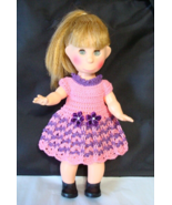 Made to fit 11.5&quot; - 12&quot; VTG Poor Pitiful Pearl Doll New Hand Crochet dress - $48.02 CAD