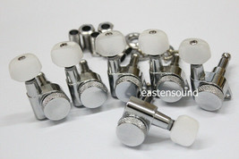 6R Chrome color Guitar Locking Tuners Guitar machine head JN-P7SP from k... - £24.90 GBP