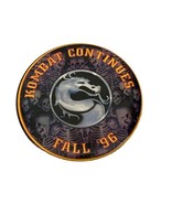 Mortal Kombat Movie VHS Video Release Pin Back Button 1996 Kombat Continues - $16.27 CAD