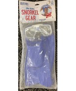 Snorkel gear 4 piece Flippers Gear Package Set wembley  adjustable - $233.95 MXN