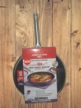Emeril Lagasse Forever Pans Pro w/ Lid 12 in Nonstick Fry Pan Hard Anodized Alum - £35.61 GBP