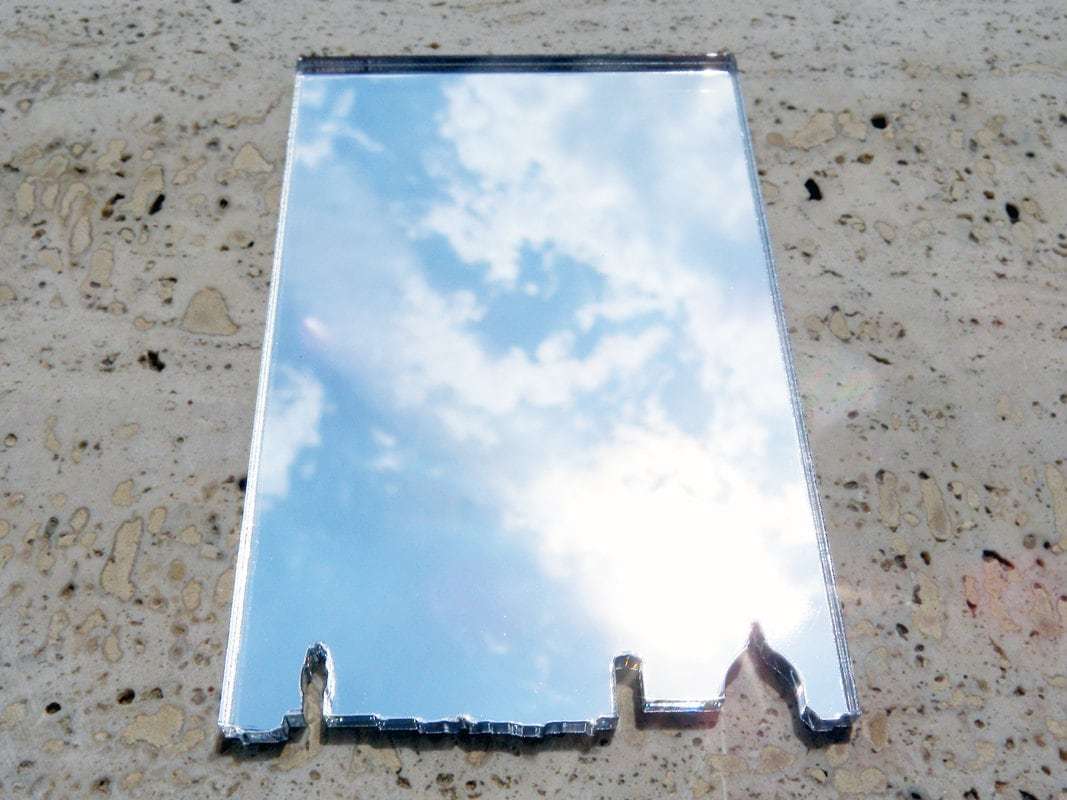Florence Skyline Acrylic Pocket Mirror, Laser-Cut Credit Card Shape, Uni... - $9.00