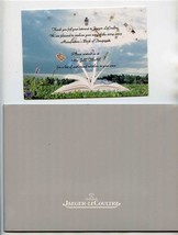 Jaeger LeCoultre Manufacturer&#39;s Book of Timepieces &amp; Watch Picture Folde... - $37.62