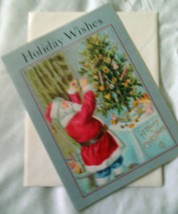 Good Housekeeping Santa Christmas Card 1980s New - $3.99