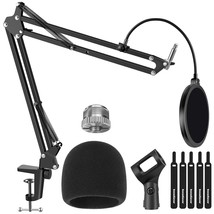 Mic Stand For Blue Yeti, Heavy Duty Microphone Stand With Microphone Win... - £31.45 GBP