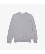 Lacoste Long Sleeve Regular Fit CREW-neck 100% Organic Cotton Sweater ME... - $54.63 CAD