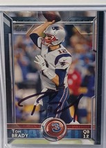 Authenticity Guarantee 
2015 Topps Tom Brady Patriots Autographed signed Card... - £223.02 GBP