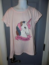 Btween Unicorn Wish For A Rainbow Sequin Ss Shirt Size 10 Girl&#39;s Nwd - £14.86 GBP
