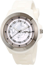 Pre-owned New Condition Ed Hardy Love Kills Women&#39;s MT-LTD Mist White Watch - £24.52 GBP