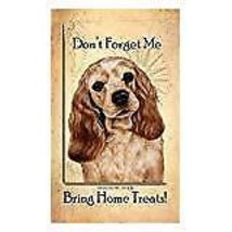 Cocker Spaniel Blonde Dog Baggage Buddies Luggage Tag 4&quot; - £20.43 GBP