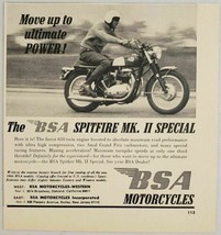 1966 Print Ad BSA Spitfire MK. II Special Motorcycles 650 Twin Engine - $9.28