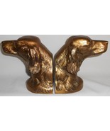 1940s Bronze Plated PHILADELPHIA METAL CO Irish Setter METAL DOG BOOKENDS - $2,753.15 MXN