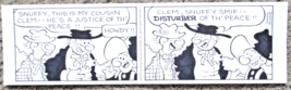 BARNEY GOOGLE &amp; SNUFFY SMITH Daily Strip Original art 7/20/2002 JOHN R. ... - $850.74 MXN