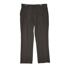 DAVID CHU LINCS Men&#39;s 36x30 Brown Cotton Chino Golf Pants, Straight Leg ... - $19.35