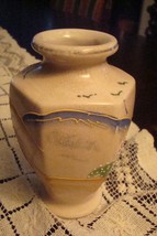 Made in Japan, vase hand decorated,ceramic on ceramic, 6 sides,  6&quot; RARE - £35.61 GBP