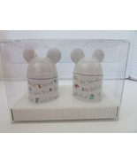 WALT DISNEY WORLD FOUR KINGDOMS SALT &amp; PEPPER SHAKERS CERAMIC NEW - $12.82