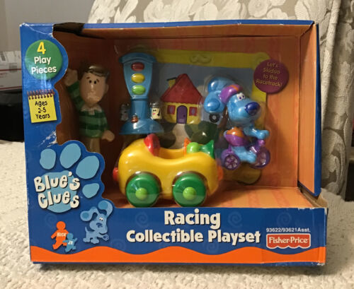 Fisher Price Blue's Clues RACING COLLECTIBLE Playset - NEW IN SEALED BOX Rare!!! - $178.20