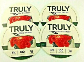 Truly Hard Seltzer Paper Bar Coasters Set Of Four New - $8.59