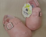 First Steps Pink Faux Leather Fur Sling Back Shoes Clogs Toddler Size US... - $8.90