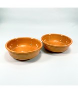 Set of Two Butterscotch Fiesta Ware Bowls Ceramic Small Cereal Soup Bowl... - £19.32 GBP