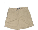 Eddie Bauer Women&#39;s Laid Back Twill Pull On Tan Shorts Size 8 - $29.03