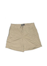 Eddie Bauer Women&#39;s Laid Back Twill Pull On Tan Shorts Size 8 - $29.03