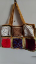 Granny Pane Two-Faced Tote/Market/Shoulder Bag, Unlined, 16 inches deep,... - $25.00
