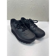 Reebok Classic Renaissance Sneakers Shoes Black Faux Leather Womens Size... - $652.13 MXN