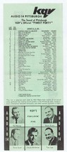 ORIGINAL Vintage KQV Pittsburgh January 10 1967 Music Survey The Monkees #1 - £11.67 GBP