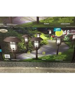 Naturally Solar 8 pc Solar LED Vintage Style Pathway Lights w/ Bronze Fi... - €120,60 EUR