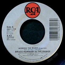 Bruce Hornsby &amp; The Range - Across The River / Fire On The Cross [7&quot; 45 rpm ] - £1.78 GBP