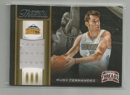 Rudy Fernandez (Denver) 2012-13 Panini Threads Game Worn Jersey Card #69 - £5.42 GBP