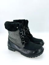 JBU JAMBU SOUTHGATE Waterproof Faux Fur-Cuff Boot- BLK , US 7 *USED* - $29.69