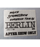 Bruce Springsteen 1981 European Tour Berlin Backstage Pass Cloth - £46.68 GBP