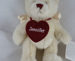 Vintage Angel Bear 9&quot; Ganz My Very Own Angel Plush Teddy Bear w HEART Je... - $13.85