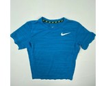 Nike Dri-Fit Boys T-Shirt Size L Blue TS14 - $7.42
