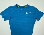 Nike Dri-Fit Boys T-Shirt Size L Blue TS14 - £5.82 GBP