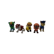 Spin Master Paw Patrol Rocky Chase Rubbles Marshall Zuma Lot of 5 Figure - $21.24